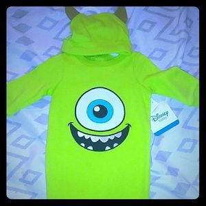 Monsters Inc. one piece outfit with hat
